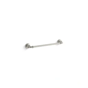 KOHLER Bellera 18 in. Wall Mounted Single Towel Bar in Brushed Nickel