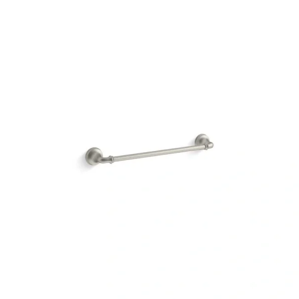 KOHLER Bellera 18 in. Wall Mounted Single Towel Bar in Brushed Nickel