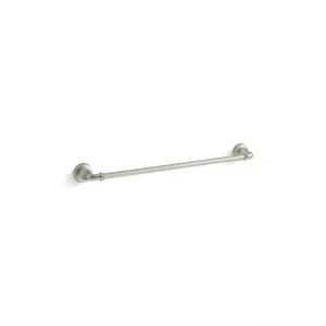KOHLER Bellera 24 in. Wall Mount Towel Bar in Vibrant Brushed Nickel