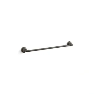 KOHLER Bellera 24 in. Wall Mounted Single Towel Bar in Oil Rubbed Bronze