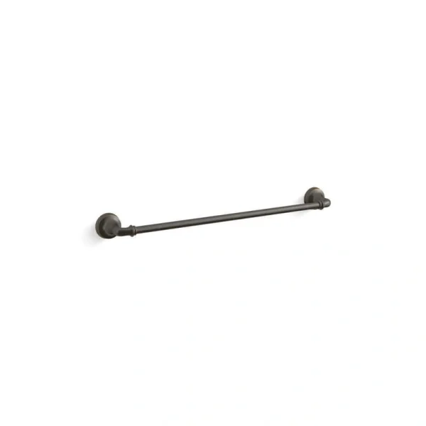 KOHLER Bellera 24 in. Wall Mounted Single Towel Bar in Oil Rubbed Bronze