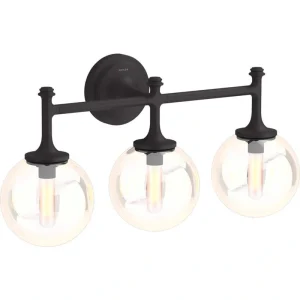 KOHLER Bellera 3-Light Matte Black Wall Sconce