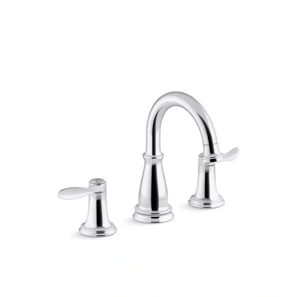 KOHLER Bellera 8 in. Widespread Double-Handle Bathroom Faucet in Polished Chrome T726939943