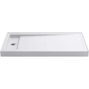 KOHLER Bellwether 60 in. x 32 in. Single Threshold Shower Base in White T726938435