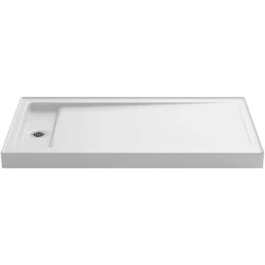 KOHLER Bellwether 60 in. x 32 in. Single Threshold Shower Base in White T726940984
