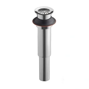 KOHLER Brass Decorative Grid Drain without Overflow, Polished Chrome