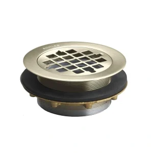 KOHLER Brass Shower Drain in Vibrant Brushed Nickel
