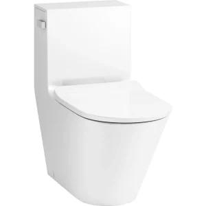 KOHLER Brazn 12 in. Rough In 1-Piece 0.8 GPF Dual Flush Elongated Toilet in White Seat Not Included