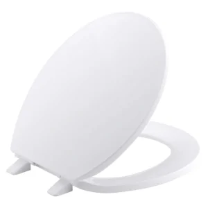 KOHLER Brevia Round Closed Front Toilet Seat with Quick-Release Hinges in White
