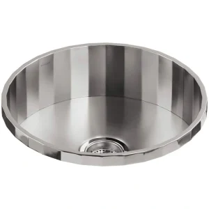 KOHLER Brinx 18 Gauge Stainless Steel 19 in. Drop-in Bar Sink