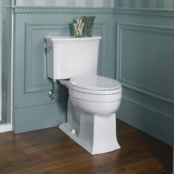 KOHLER Cachet Anitmicrobial Elongated Closed Front Toilet Seat in White (3-Pack)