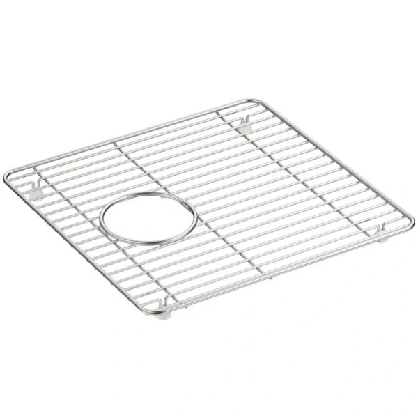 KOHLER Cairn 13.75 in. x 14 in. Stainless Steel Kitchen Sink Bowl Rack