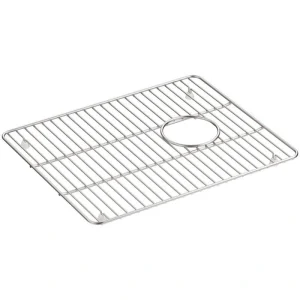 KOHLER Cairn 17.25 in. x 14 in. Bottom Bowl Rack in Stainless Steel