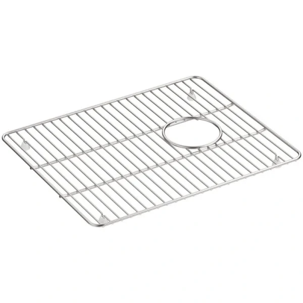 KOHLER Cairn 17.25 in. x 14 in. Bottom Bowl Rack in Stainless Steel