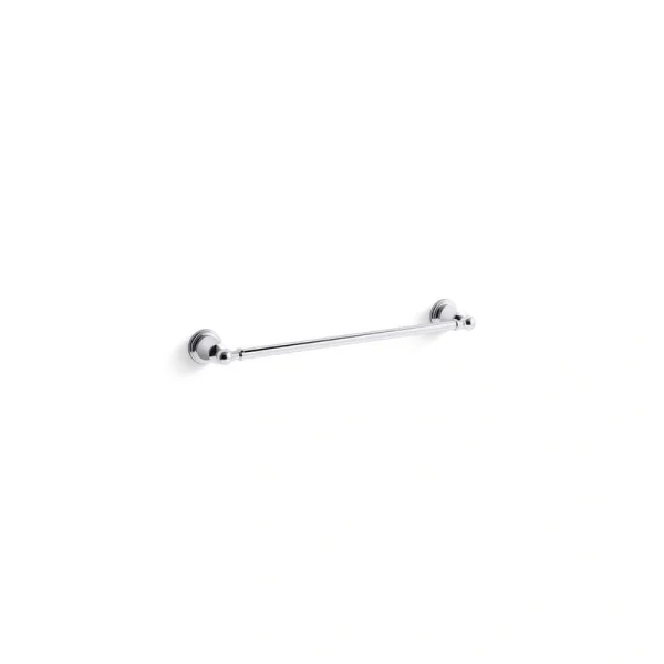 KOHLER Capilano 18 in. Towel Bar in Polished Chrome