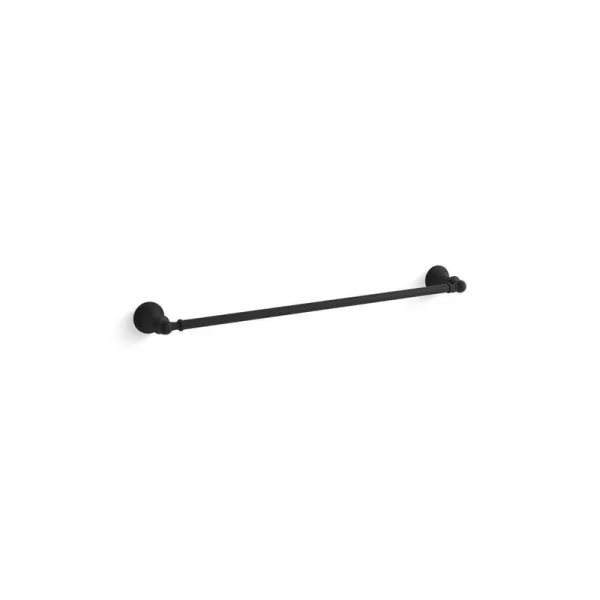 KOHLER Capilano 24 in. Towel Bar in Matte Black
