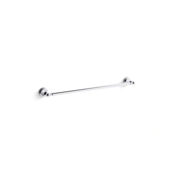 KOHLER Capilano 24 in. Wall Mount Towel Bar in Polished Chrome