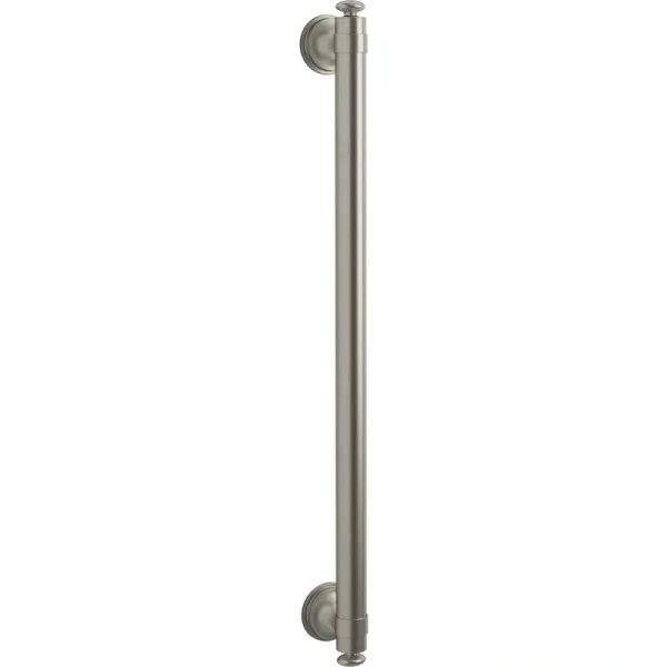 KOHLER Carmichael 24 in. Grab Bar in Vibrant Brushed Nickel