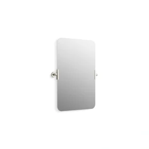 KOHLER Casita By Studio McGee 29.5 in. H x 22.8 in. W Rectangular Framed Wall Mount Bathroom Vanity Mirror in Polished Nickel