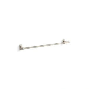 KOHLER Castia By Studio McGee 24 in. Wall Mounted Towel Bar in Vibrant Brushed Nickel
