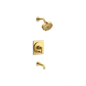 KOHLER Castia By Studio McGee Rite-Temp Bath And Shower Trim Kit 1.75 GPM in Vibrant Brushed Moderne Brass T726938821