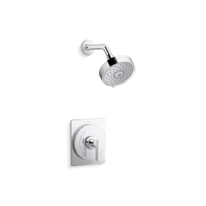 KOHLER Castia By Studio McGee Rite-Temp Shower Trim Kit 1.75 GPM in Polished Chrome