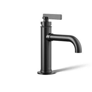 KOHLER Castia By Studio McGee Single-Handle Single Hole Bathroom Faucet 0.5 GPM in Matte Black