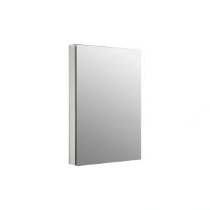 KOHLER Catalan 24.125-in x 36.125-in Surface/Recessed Mount Anodized Aluminum Mirrored Medicine Cabinet