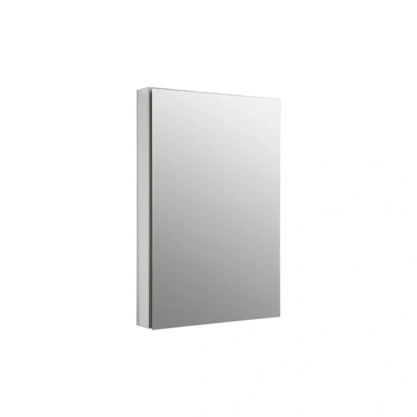 KOHLER Catalan 24.125-in x 36.125-in Surface/Recessed Mount Anodized Aluminum Mirrored Medicine Cabinet