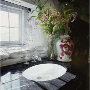 KOHLER Caxton 21-1/4 in. Vitreous China Undermount Vitreous China Bathroom Sink in White