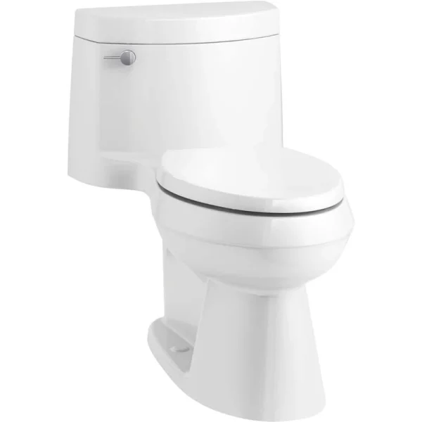 KOHLER Cimarron 12 in. Rough In 1-Piece 1.28 GPF Single Flush Elongated Toilet in White Seat Included