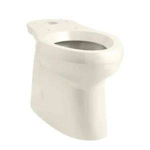 KOHLER Cimarron 12 in. Rough In Elongated Chair Height Toilet Bowl Only with Skirted Trapway in Biscuit, Seat Not Included