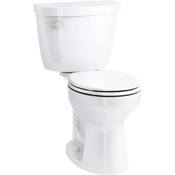 KOHLER Cimarron 12 in. Rough In Round Chair Height Toilet Bowl Only in White, Seat Not Included