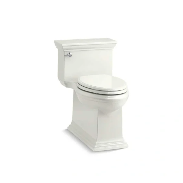KOHLER Citrine 12 in. Rough In 1-Piece 1.28 GPF Single Flush Elongated Toilet in Dune Seat Included