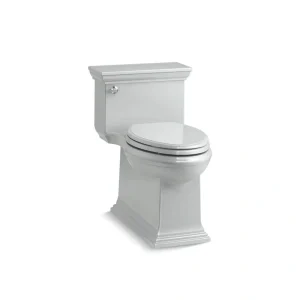 KOHLER Citrine 12 in. Rough In 1-Piece 1.28 GPF Single Flush Elongated Toilet in Ice Grey Seat Included