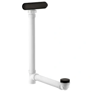 KOHLER ClearFlo Slotted Overflow Bath Drain, Matte Black