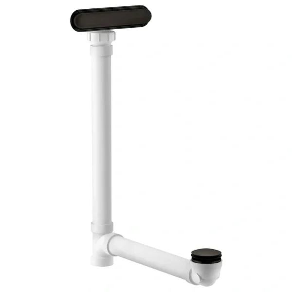 KOHLER ClearFlo Slotted Overflow Bath Drain, Matte Black