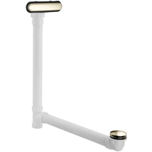KOHLER ClearFlo Slotted Overflow Bath Drain, Vibrant French Gold