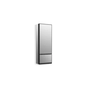 KOHLER Collage 12 in. x 32 in. Framed Rectangular Medicine Cabinet with Mirror Left-Hinged