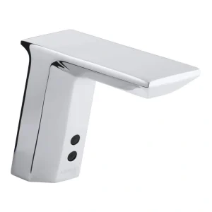 KOHLER Commercial AC-Powered Single Hole Touchless Bathroom Faucet in Polished Chrome