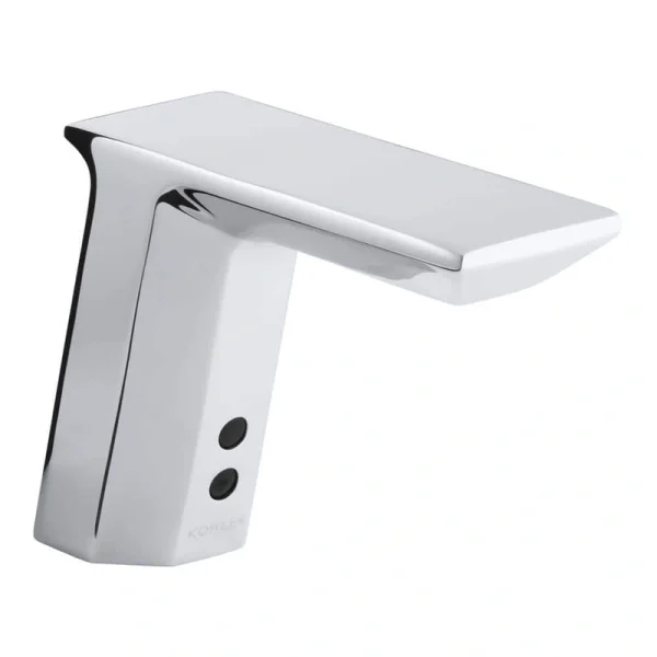 KOHLER Commercial AC-Powered Single Hole Touchless Bathroom Faucet in Polished Chrome