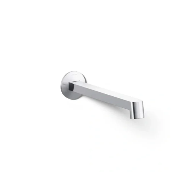 KOHLER Components 1.2 GPM Wall-Mount Bathroom Sink Faucet Spout in Polished Chrome T726939147
