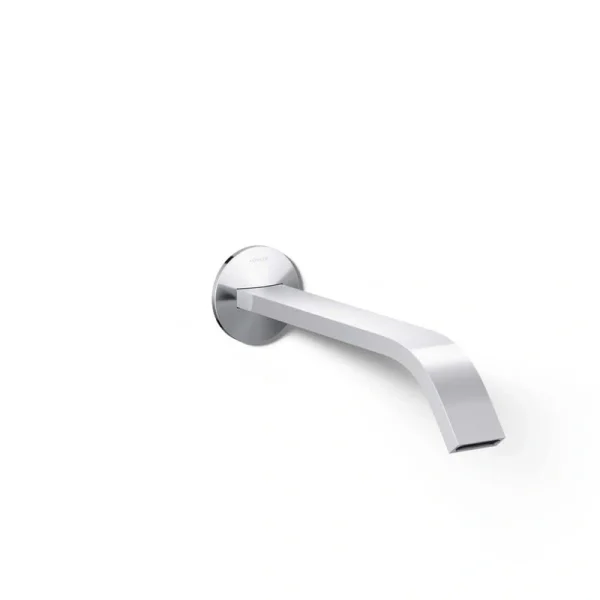 KOHLER Components 1.2 GPM Wall-Mount Bathroom Sink Faucet Spout in Polished Chrome T726939185