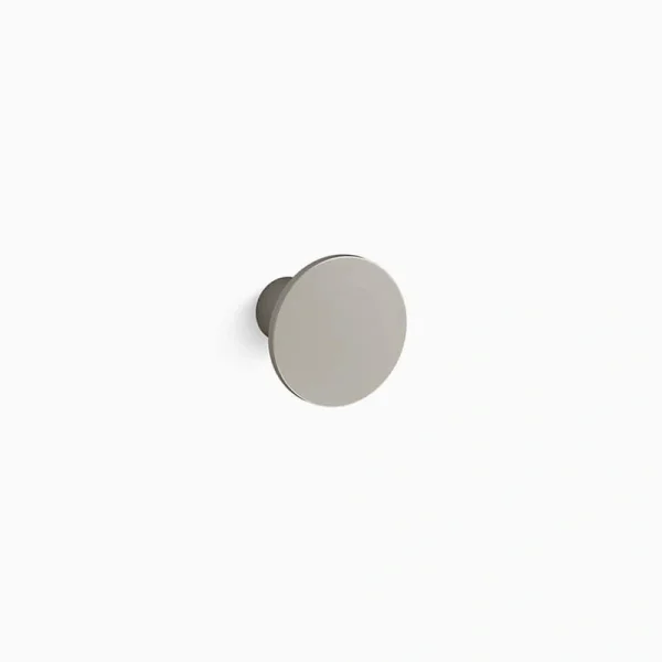 KOHLER Components 1.5 in. W Shower Door Handle in Vibrant Brushed Nickel (1-Pair)