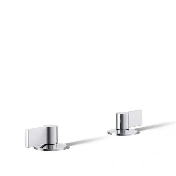 KOHLER Components Bathroom Sink Handles with Lever Design in Polished Chrome
