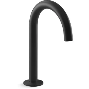 KOHLER Components Bathroom Sink Spout with Tube Design, Matte Black