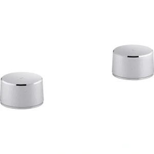 KOHLER Components Deck-Mount Bath Faucet Handles in Polished Chrome T726938483