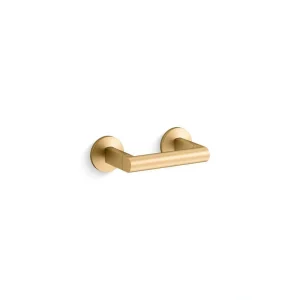 KOHLER Components Wall Mounted Toilet Paper Holder in Vibrant Brushed Moderne Brass