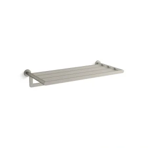 KOHLER Composed 24 in. Guest Towel Holder in Vibrant Brushed Nickel