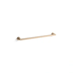 KOHLER Composed 24 in. Towel Bar in Vibrant Brushed Bronze